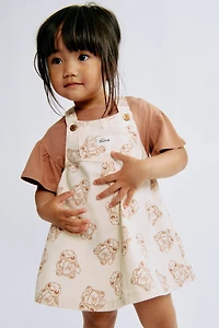 Printed Overall Dress