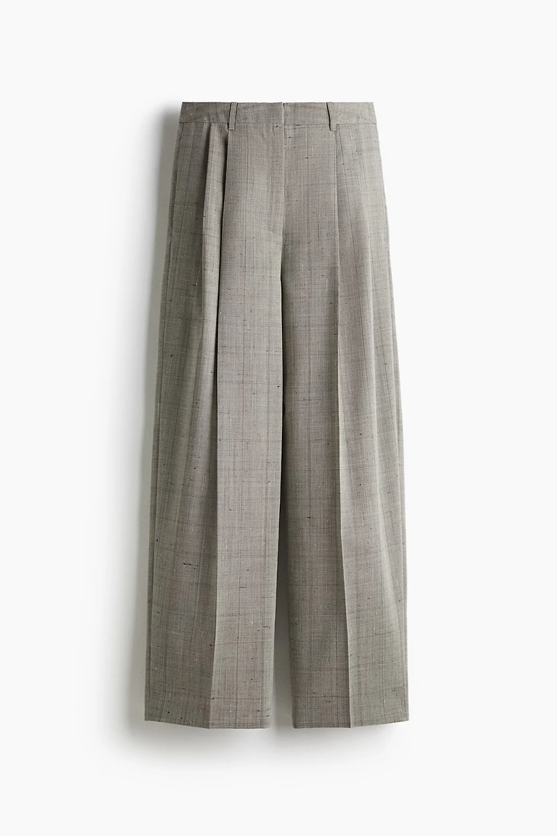 Wool-Blend Dress Pants