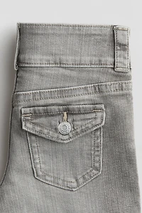 Bootcut Leg Low Jeans