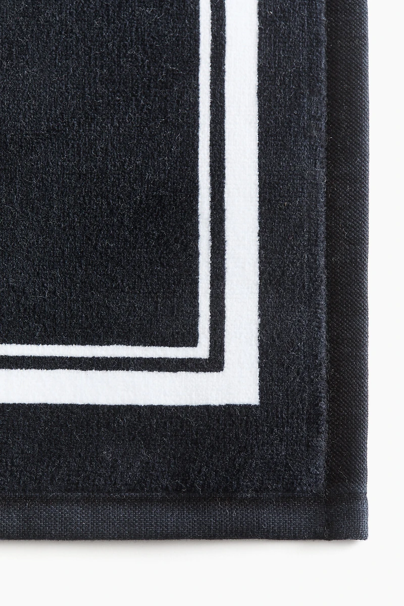 Tapis de bain en velours