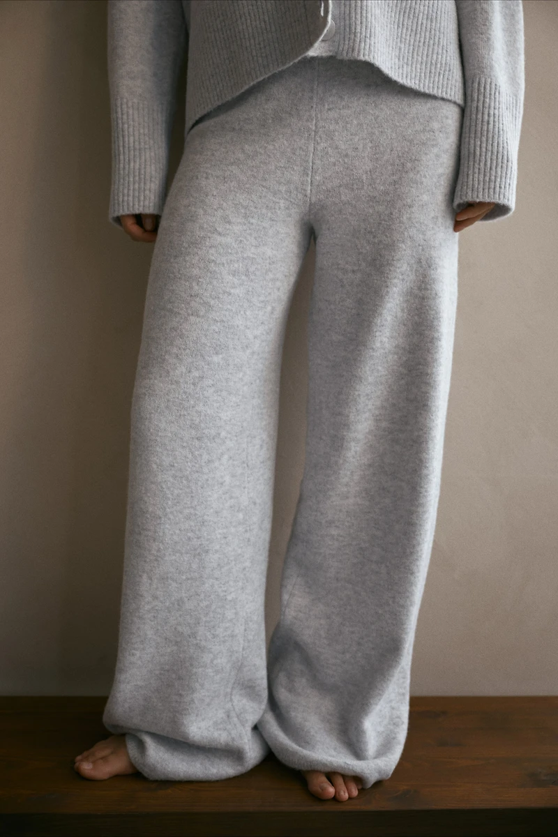 Fine-knit Pants