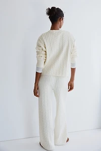 Cable-Knit Pants