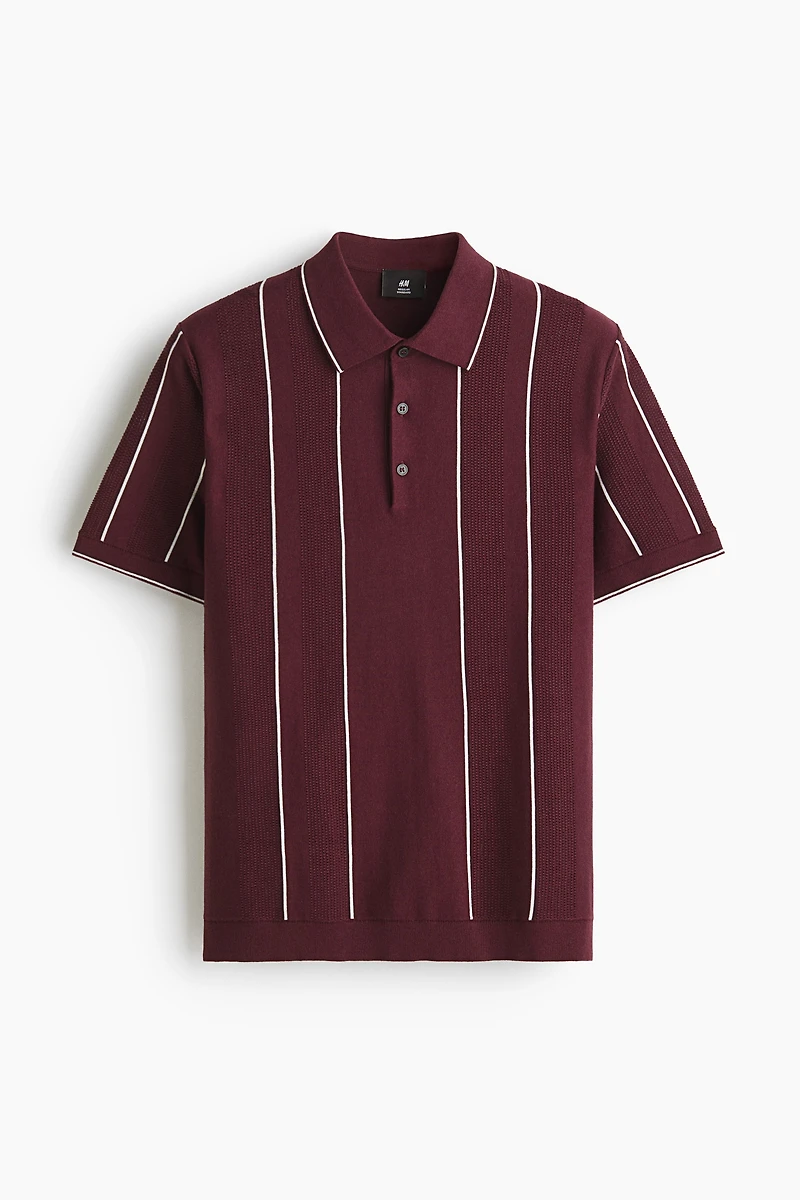 Regular-Fit Knit Polo Shirt