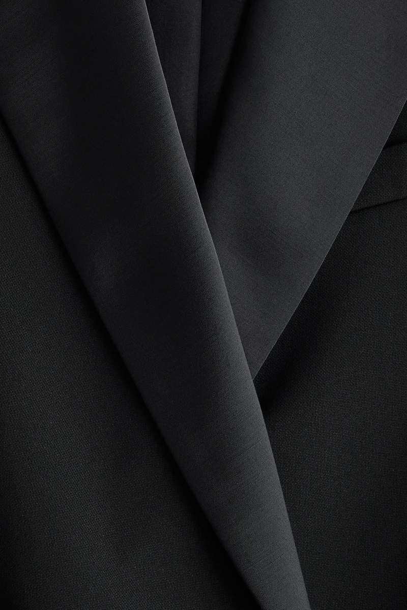 Tie-Detail Wrapover Jacket