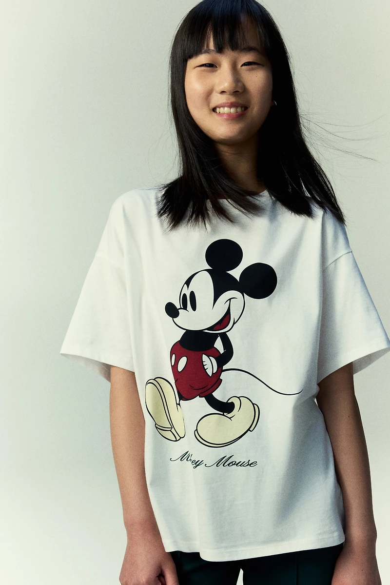 Printed Cotton T-Shirt