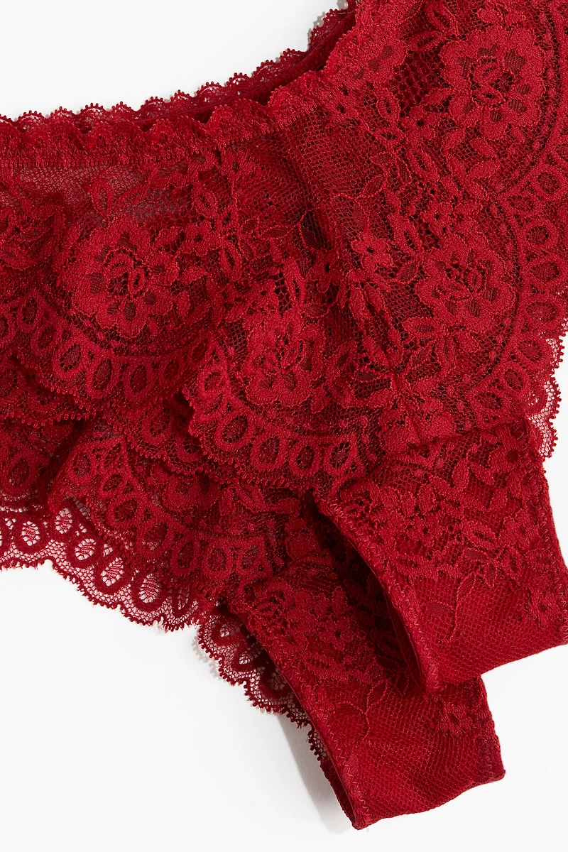 2-pack Lace Brazilian Briefs