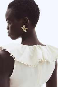 Eyelet-Embroidered Dress