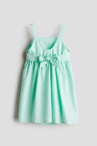 Tie-Detail Cotton Dress