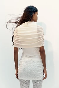 Haut en jersey avec détail façon cape