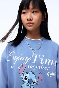 Chandail ample à motif imprimé