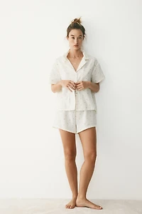 Pyjama en mousseline de coton