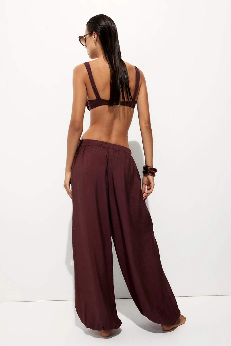 Balloon-Leg Beach Pants