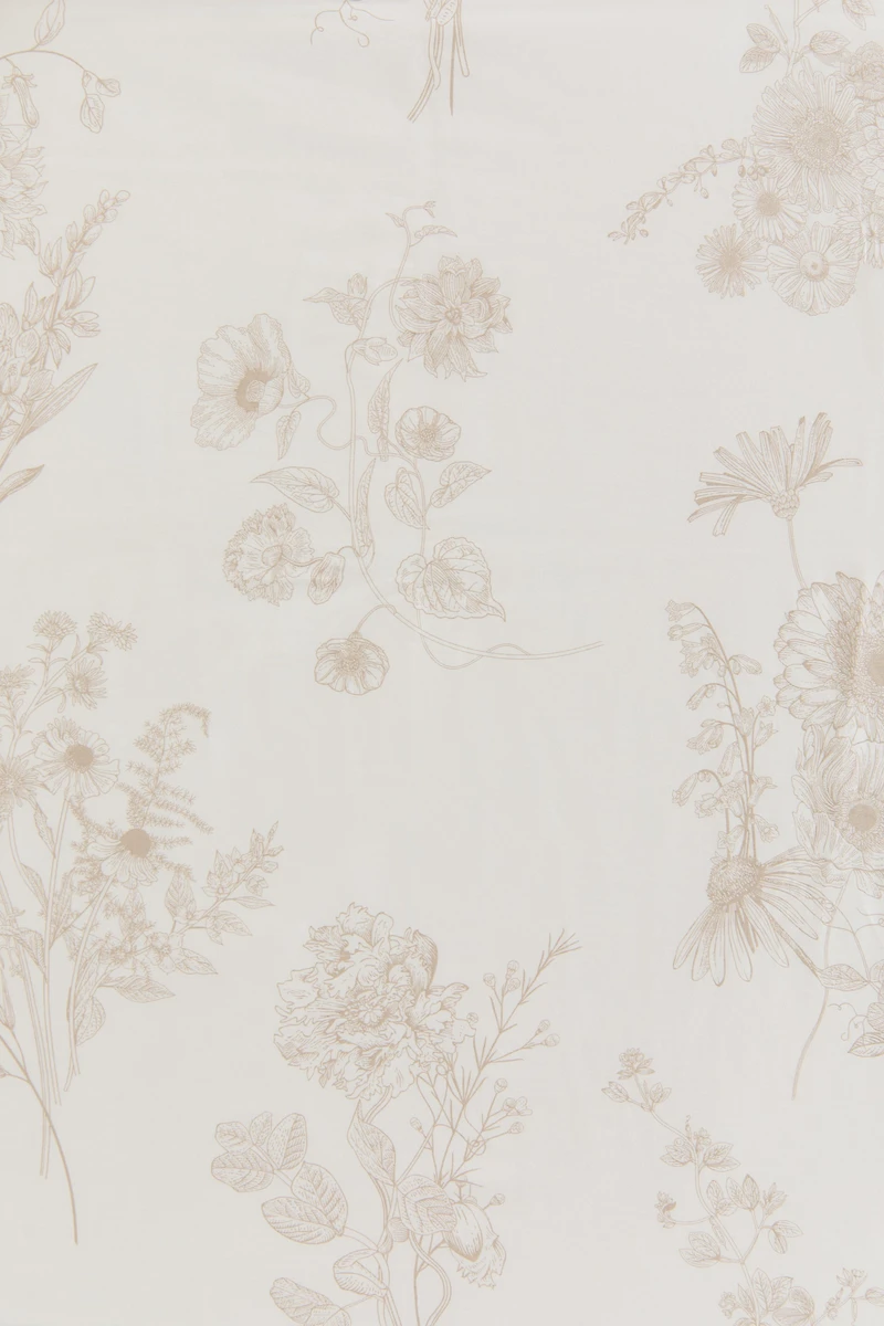 Patterned Satin Fitted Sheet