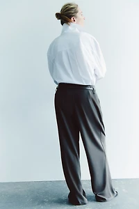 Pantalon large avec ceinture