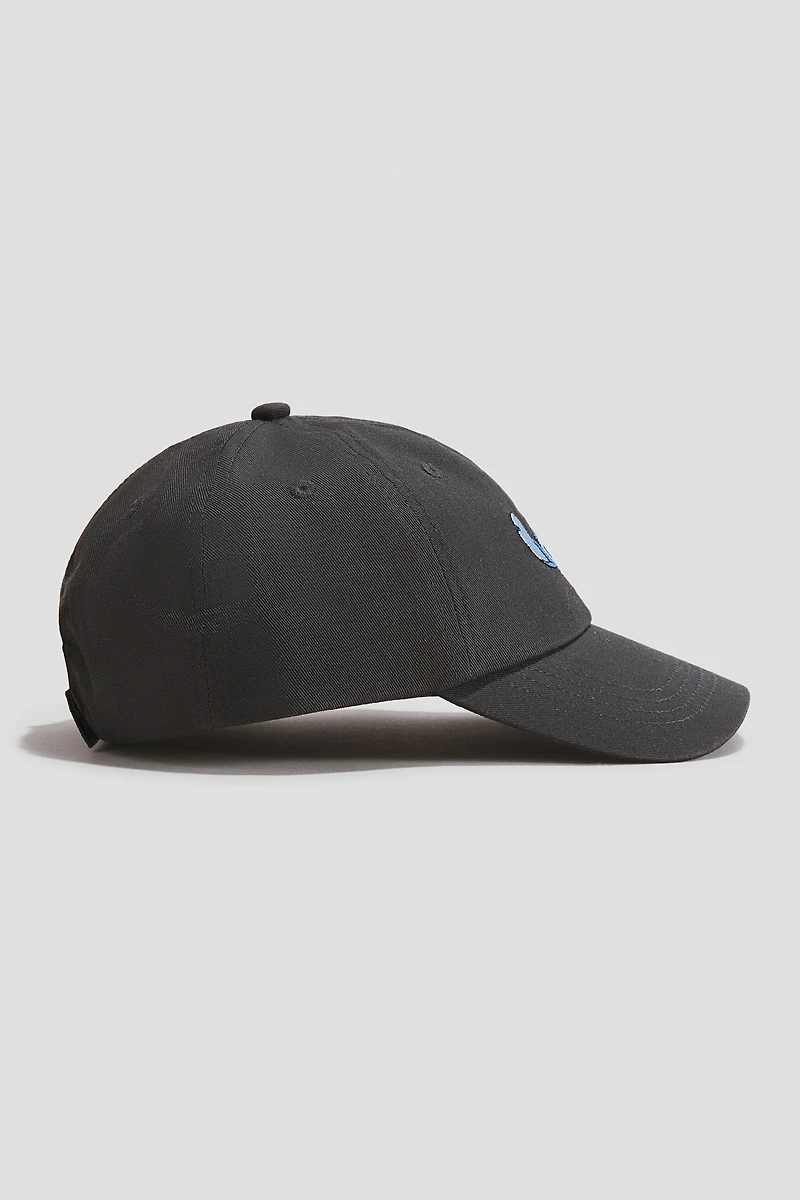Casquette imprimée en sergé