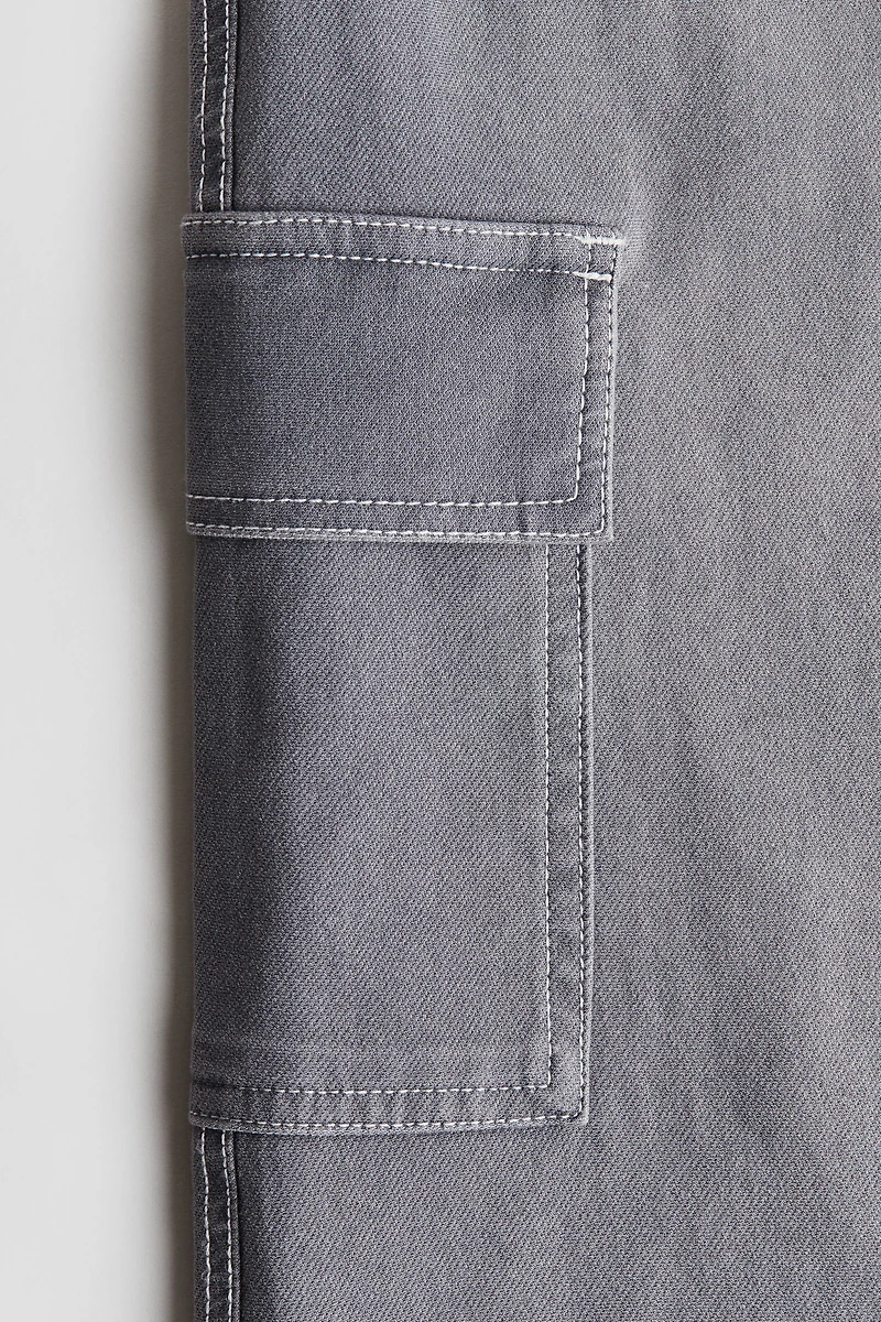 Wide-leg Cargo Pants