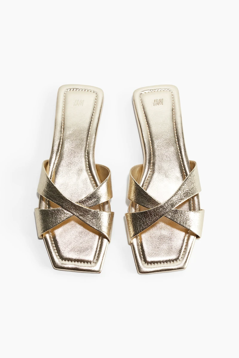 Crossover-Strap Sandals
