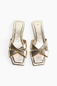 Crossover-Strap Sandals