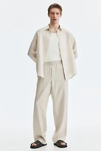 Loose-Fit Linen Pants