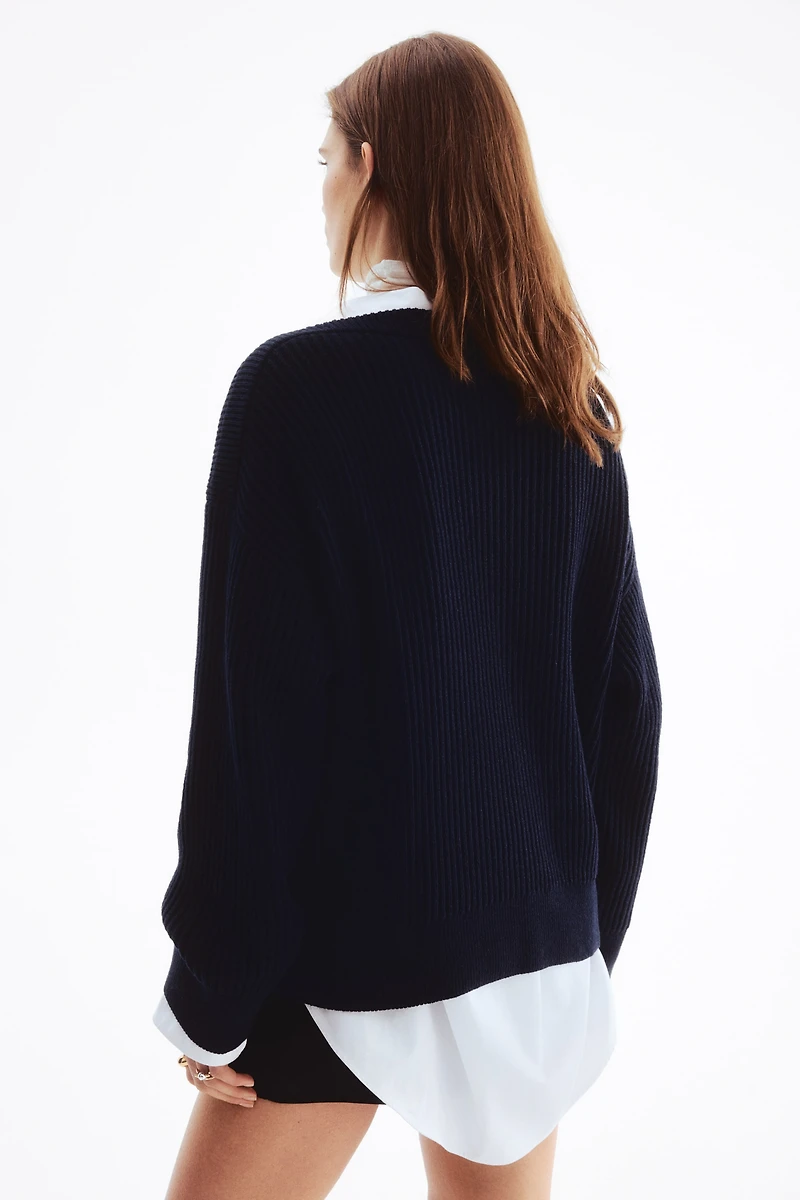 Oversized Wool-Blend Sweater