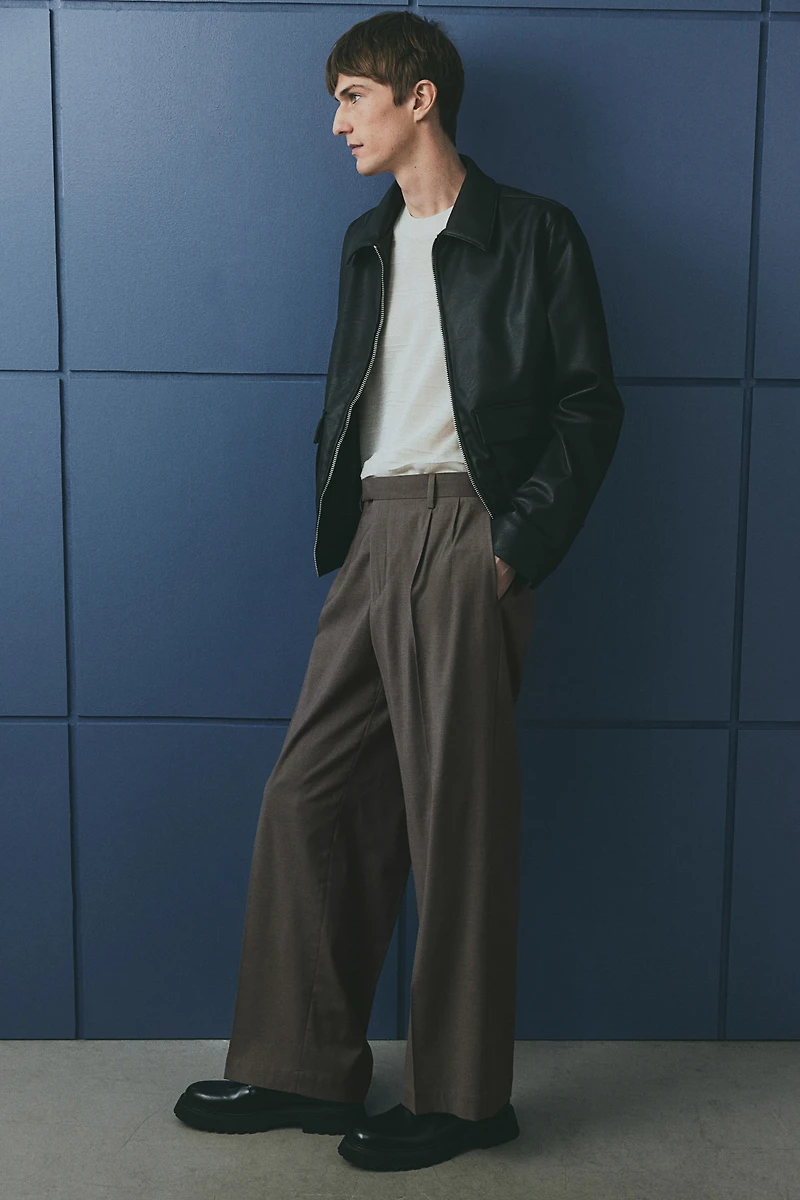 Pantalon habillé coupe ample
