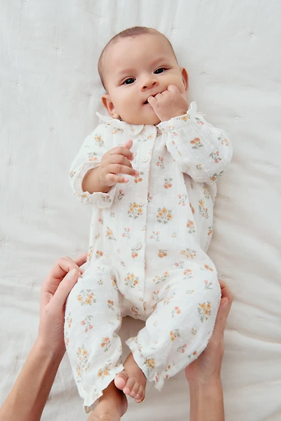 Cotton Muslin Romper Suit
