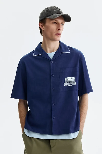 Chemise imprimée décontractée