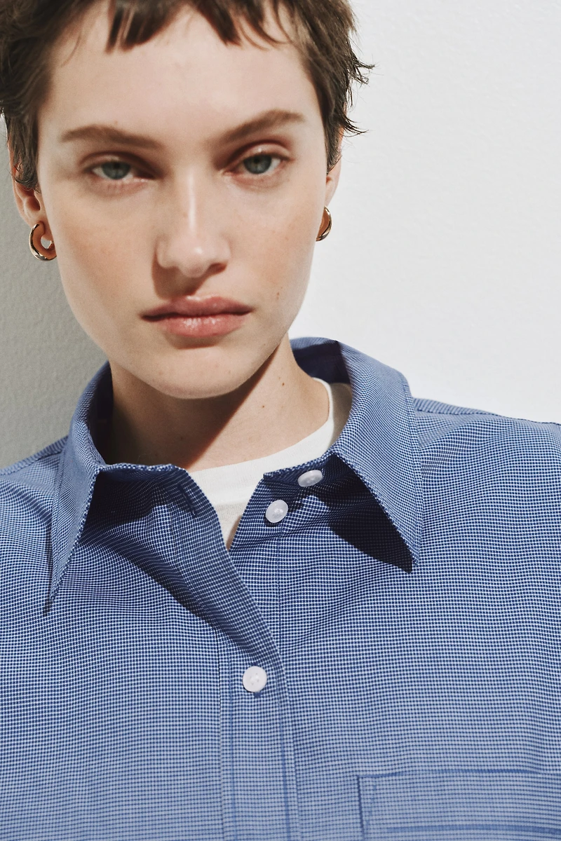 Oversized Cotton Poplin Shirt