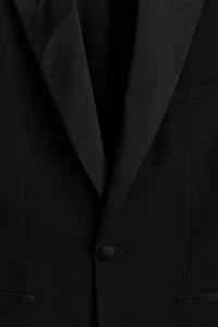 Slim Fit Single-Breasted Tuxedo Jacket