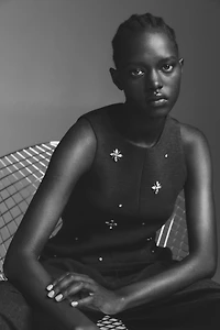 Embellished Scuba Top