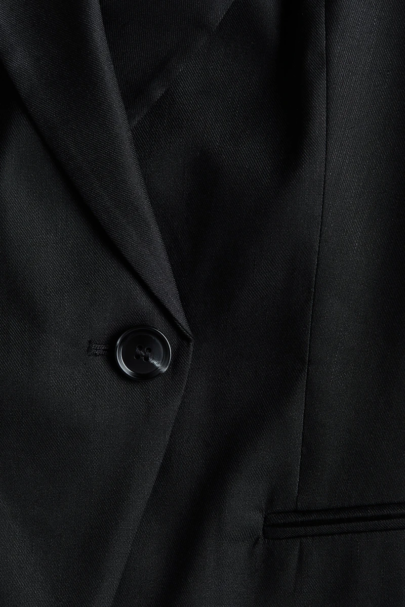 Slim-Fit Linen-Blend Blazer