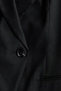 Slim-Fit Linen-Blend Blazer