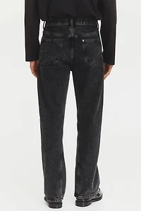 Loose-Fit Straight Twisted-Leg Jeans