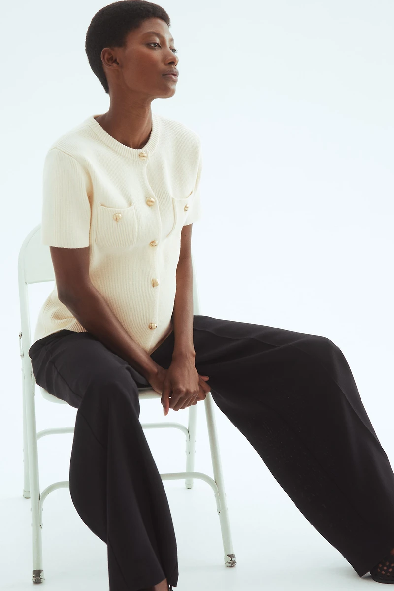 MAMA Chandail en tricot côtelé