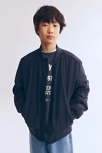 Padded bomber jacket