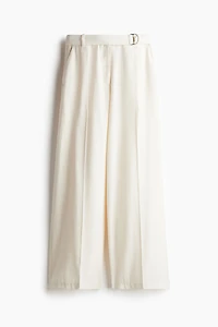 Pantalon large avec ceinture