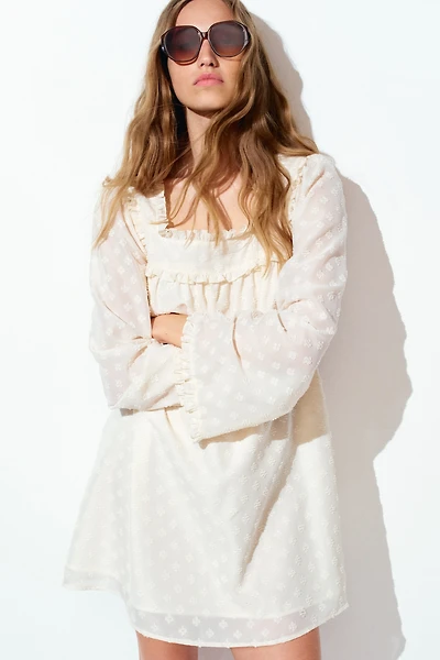 Sheer Plumeti Dress