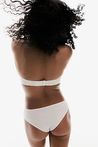 Padded Microfiber Balconette Bra