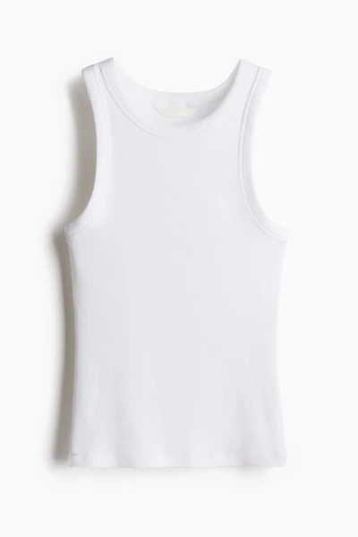Camisole côtelée