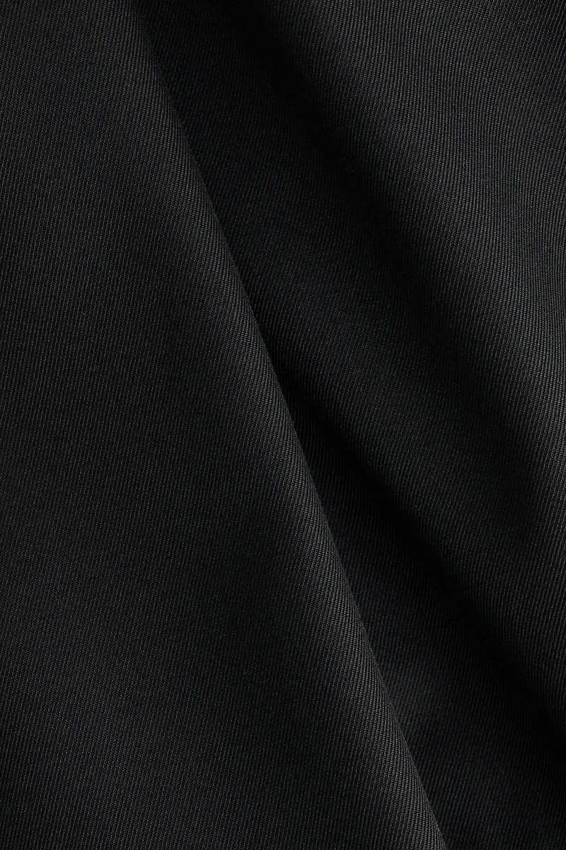 Mini jupe-short en twill