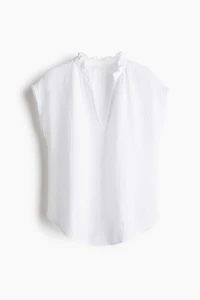 Blouse en mousseline de coton