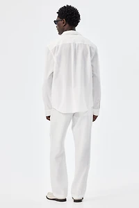Regular-Fit Linen Pants