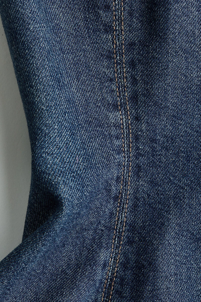Haut péplum en denim