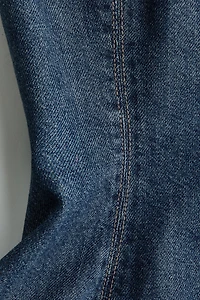 Haut péplum en denim