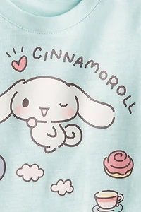 Cotton T-Shirt with Printed Motif