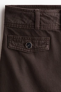 A-Line Denim Mini Skirt