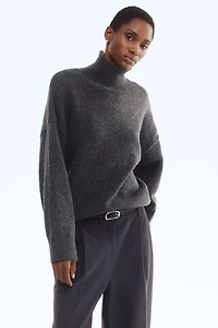 Oversized Mock-Turtleneck Sweater