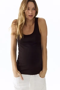 MAMA Ribbed Tank Top