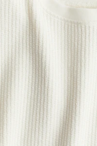 Textured-Knit T-shirt