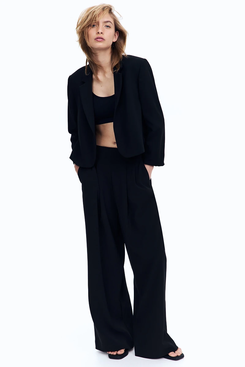 Jacket with Slit Cuffs
